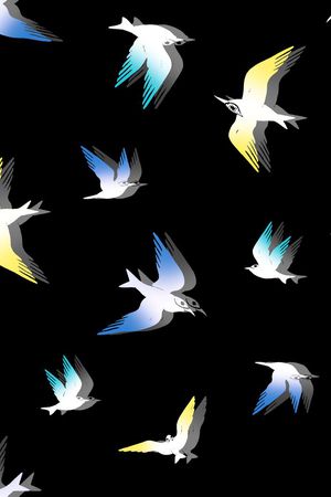 翅膀印花华亿平台图片