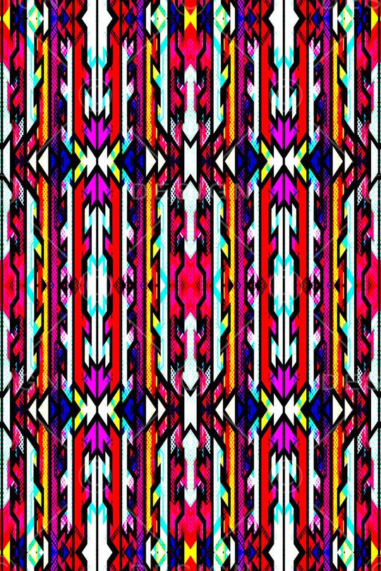 彩色条纹印花华亿平台图片