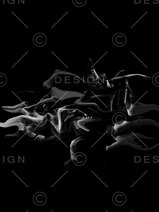 抽象印花华亿平台图片