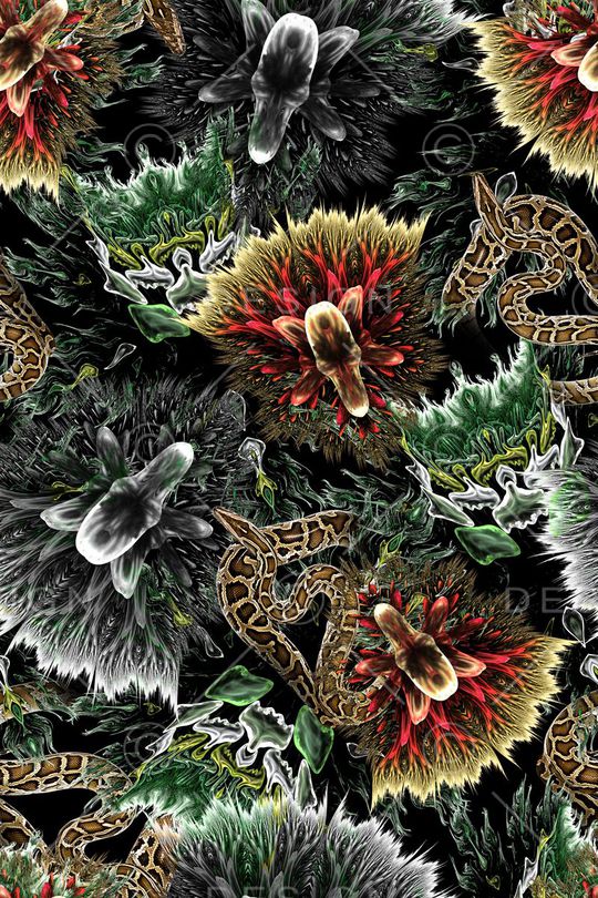 抽象印花华亿平台图片