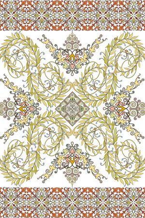 创意围巾团印花华亿平台图片