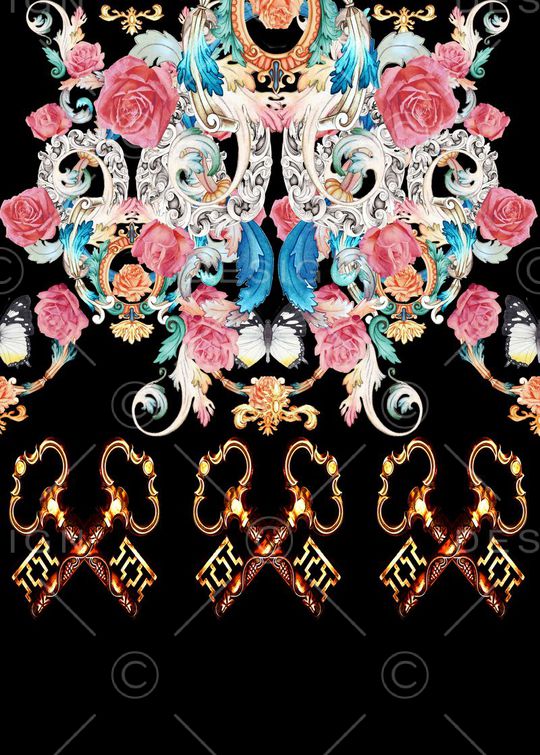 抽像印花华亿平台图片