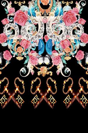 抽像印花华亿平台图片