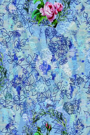 手绘印花华亿平台图片