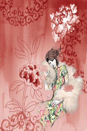 抽像印花华亿平台图片