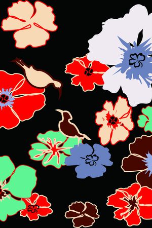 手绘印花华亿平台图片