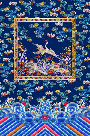 MAX-定位中国民族风印花华亿平台图片