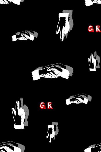 553677-抽象手男装图案