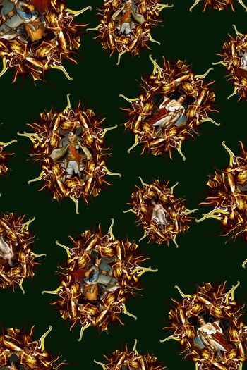 553705-复古油画金属边框