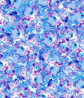 553736-潮流时尚 手绘水彩小碎花 服装家纺