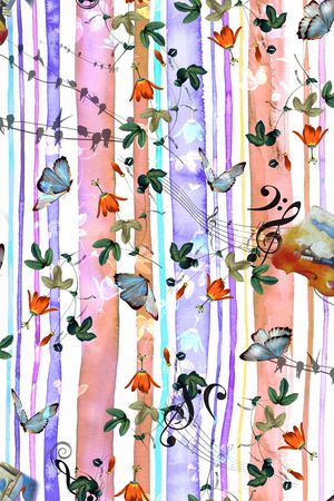 清爽女装印花华亿平台图片