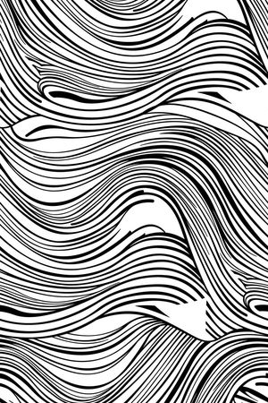 线条波浪纹印花华亿平台图片