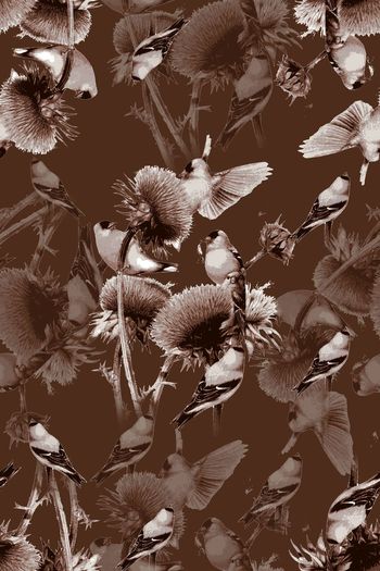 553790-抽象手绘花鸟男装图案