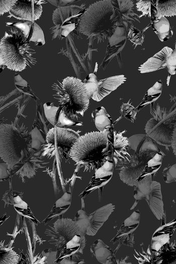 553791-抽象手绘花鸟男装图案