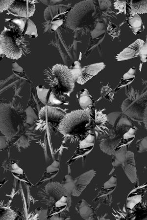 抽象男装图案印花华亿平台图片