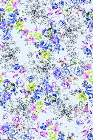 小碎花印花华亿平台图片