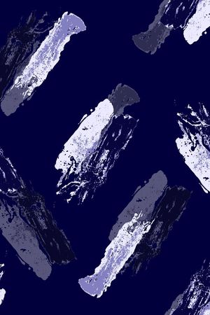 抽象男装图案印花华亿平台图片