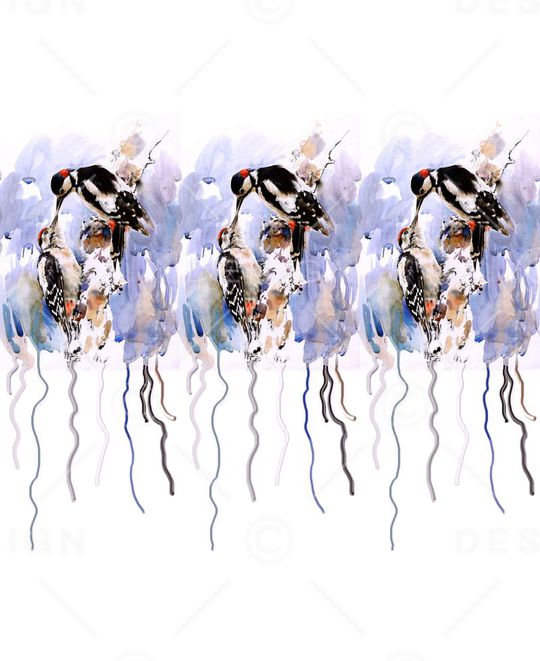 抽象男装图案印花华亿平台图片