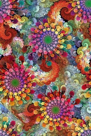 抽象印花华亿平台图片