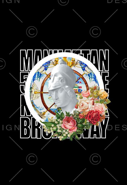 潮流时尚印花华亿平台图片