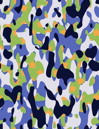 554154-迷彩军事五角星组合女装衬衣休闲裤打