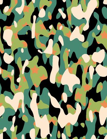 554155-迷彩军事五角星组合女装衬衣休闲裤打