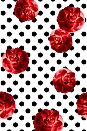 简约花卉印花华亿平台图片