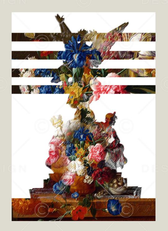 抽象印花华亿平台图片