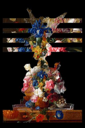 抽象印花华亿平台图片