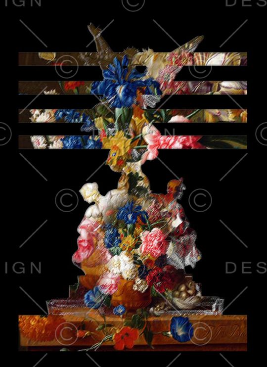 抽象印花华亿平台图片