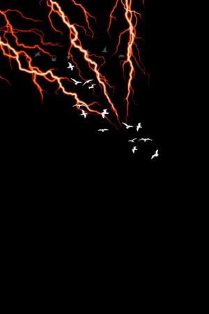 抽象男装图案印花华亿平台图片