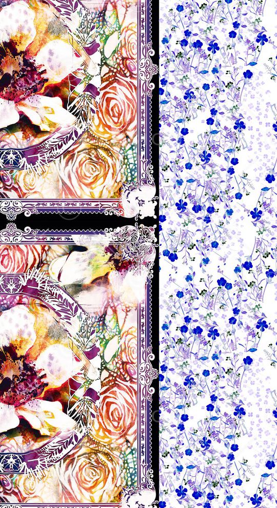 方巾印花华亿平台图片