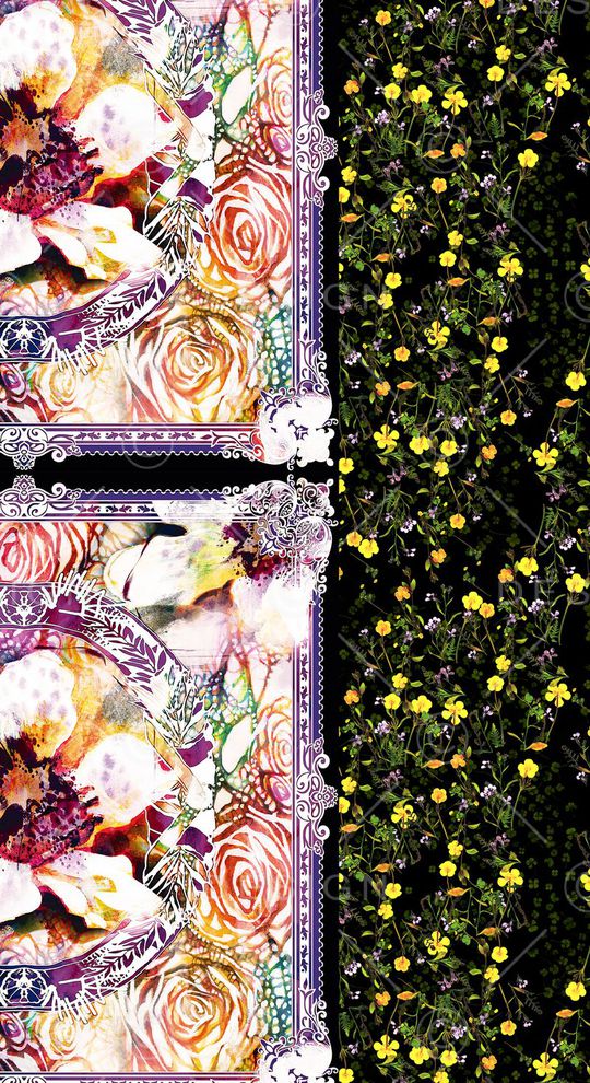 方巾印花华亿平台图片