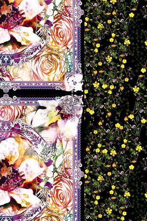 方巾印花华亿平台图片