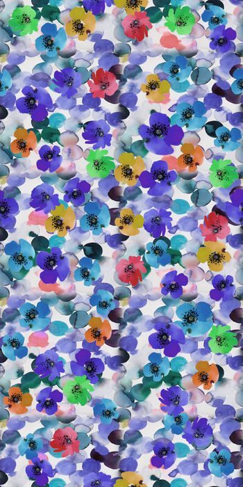 554258-水彩肌理  水彩小花