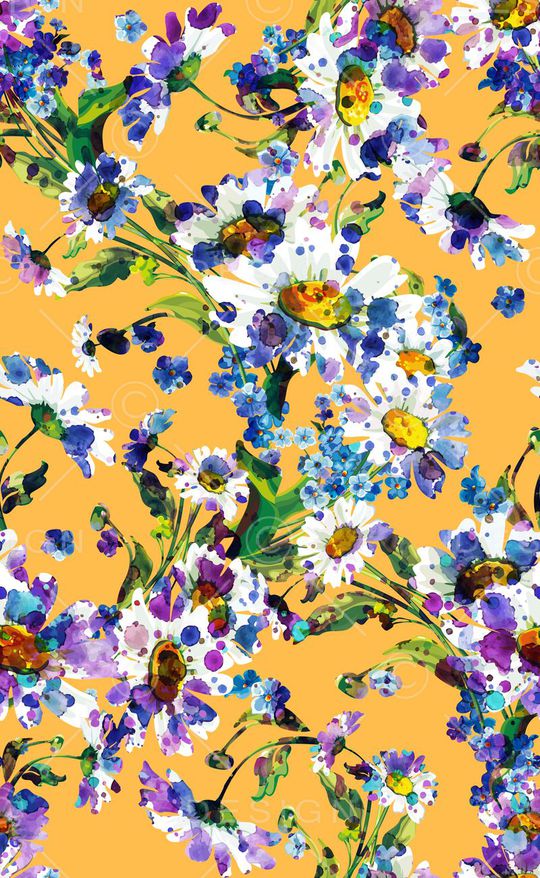 白色大花印花华亿平台图片