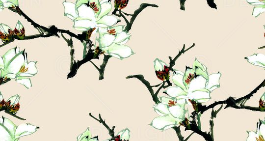 中国传统印花华亿平台图片