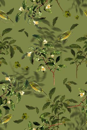 复古田园风印花华亿平台图片