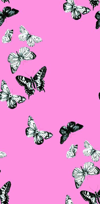 蝴蝶印花华亿平台图片