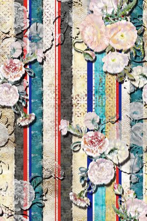 笔触印花华亿平台图片