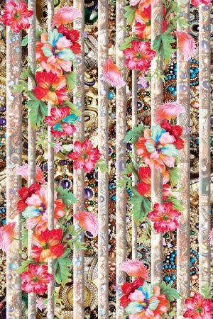 时尚潮流大牌印花华亿平台图片