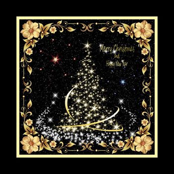 554379-圣诞节方巾