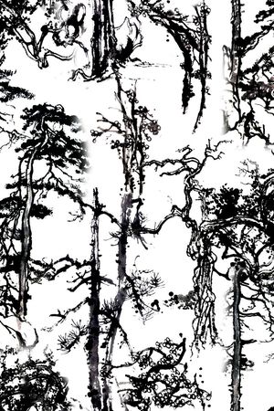 中国风印花华亿平台图片