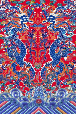 MAX-定位中国民族风印花华亿平台图片