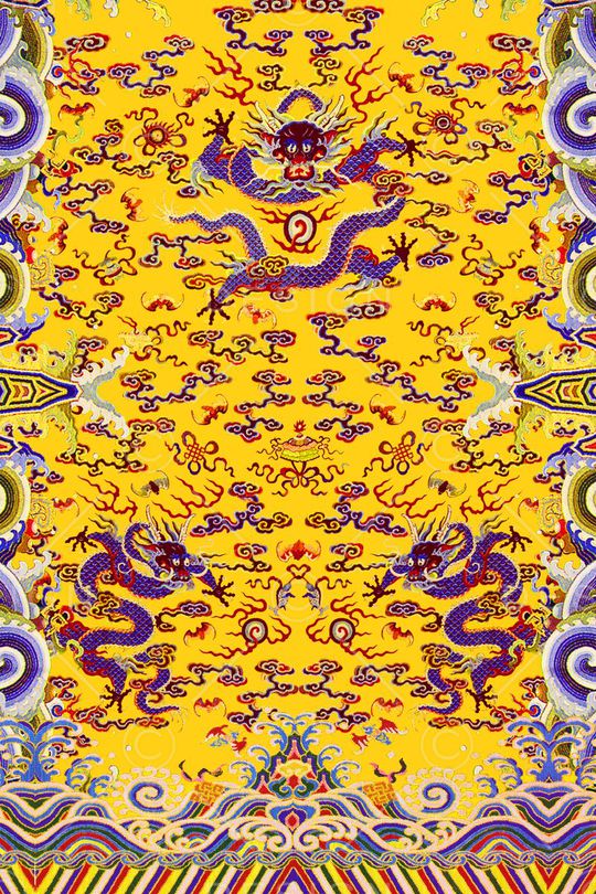 MAX-定位中国民族风印花华亿平台图片