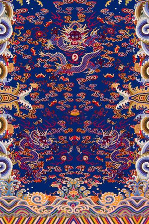 MAX-定位中国民族风印花华亿平台图片