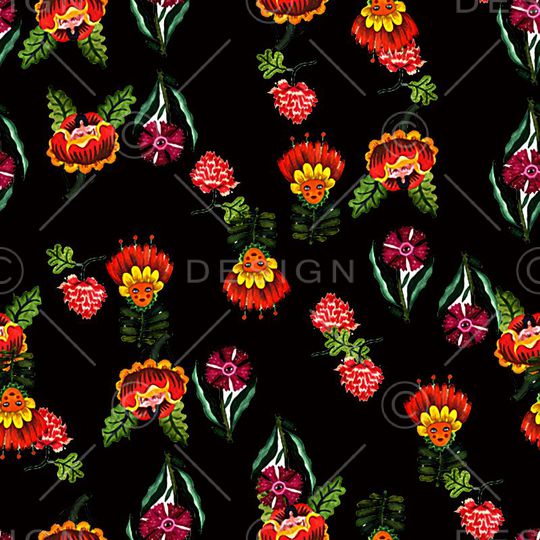 抽象印花华亿平台图片