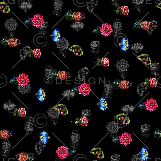 抽象印花华亿平台图片