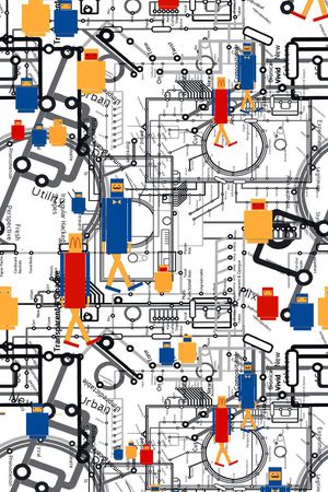 趣味 几何印花华亿平台图片