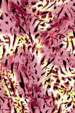 豹纹印花华亿平台图片